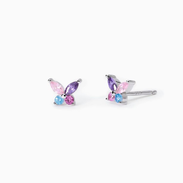MABINA 563771 - Orecchini in argento 925/°°° tormalina sintetica e zirconi