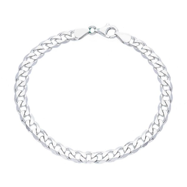 Bracciale catena groumette in argento 925/ooo