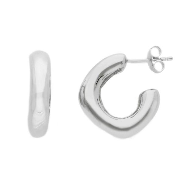 Orecchini cerchio in argento 925/ooo