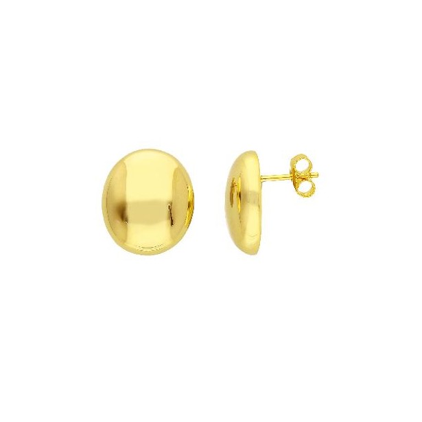 Orecchini lobo in argento dorato 925/ooo