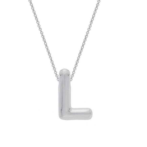 Girocollo in argento 925/°°° con iniziale