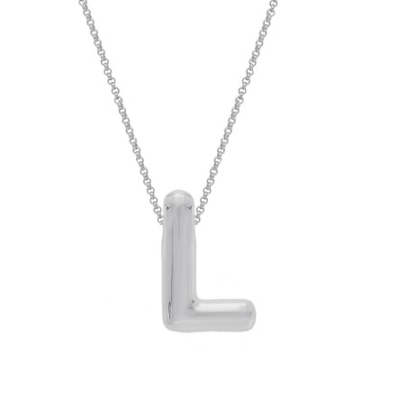 Girocollo in argento 925/°°° con iniziale