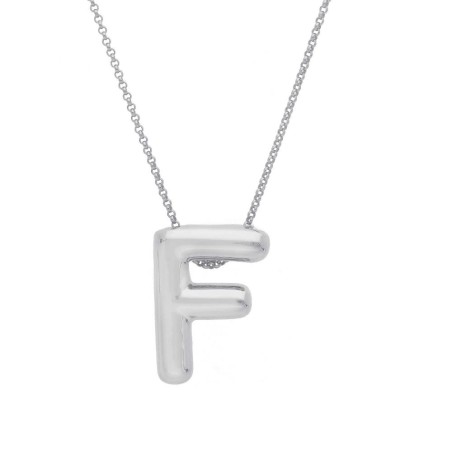 Girocollo in argento 925/°°° con iniziale