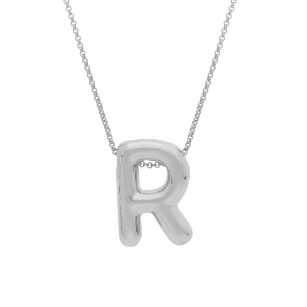 Girocollo in argento 925/°°° con iniziale