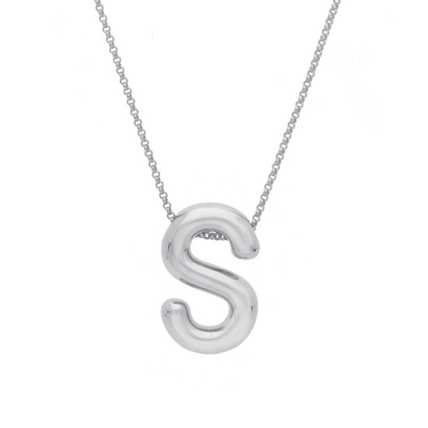 Girocollo in argento 925/°°° con iniziale
