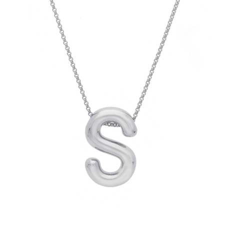 Girocollo in argento 925/°°° con iniziale