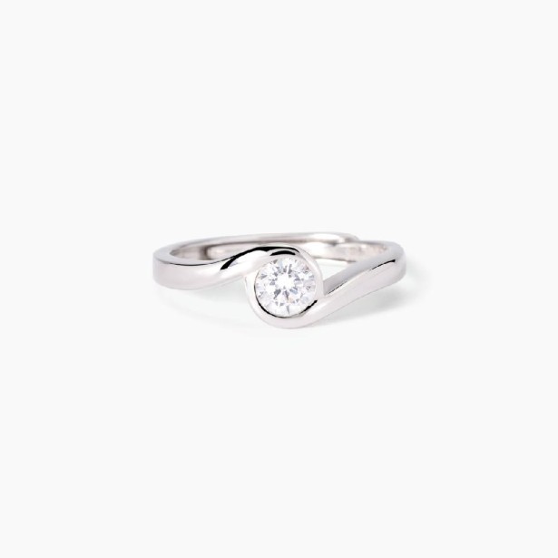 MABINA 523430 - Anello in argento 925/ººº zirconi