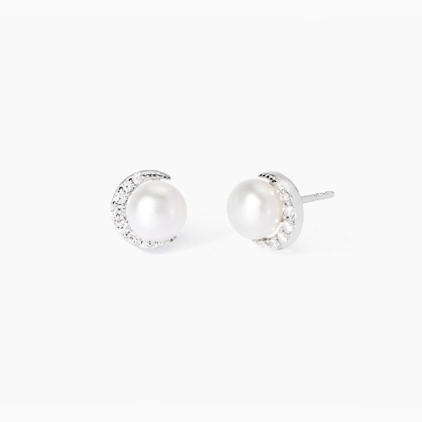 MABINA 563809 - Orecchini in argento 925/°°° perle coltivate e zirconi