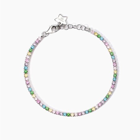 MABINA 533936 - Bracciale in argento 925/°°° corindone sintetico e zirconi