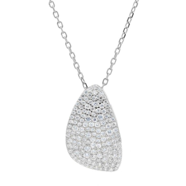Girocollo in argento 925/ooo e zirconia cubica