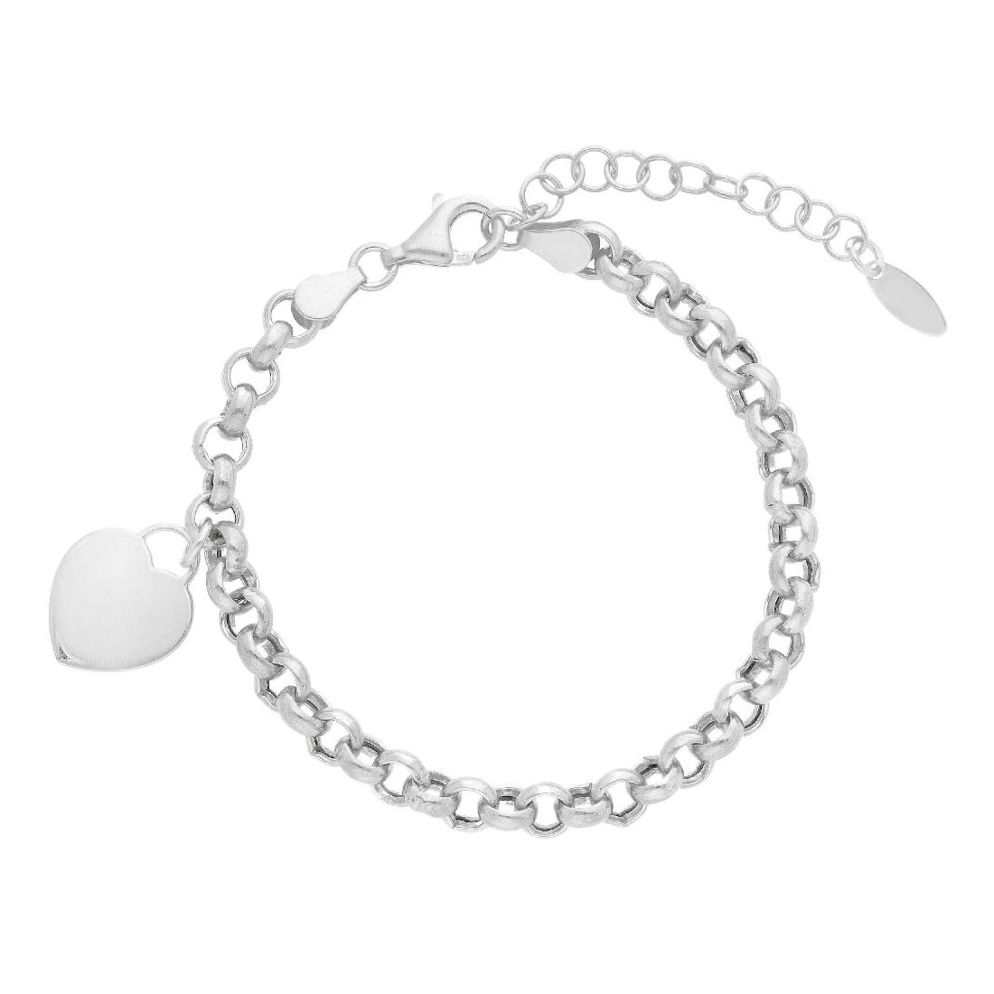 Bracciale in argento 925/ooo con cuore