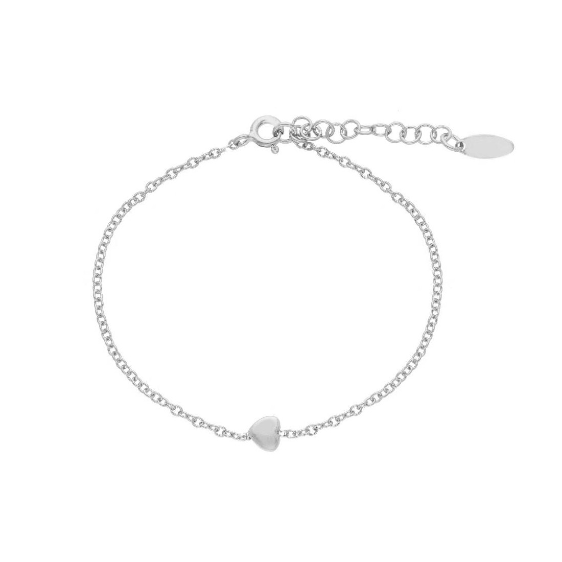 Bracciale in argento 925/ooo con cuore