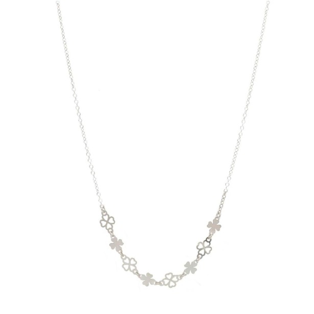 Girocollo in argento 925/ooo con quadrifoglio