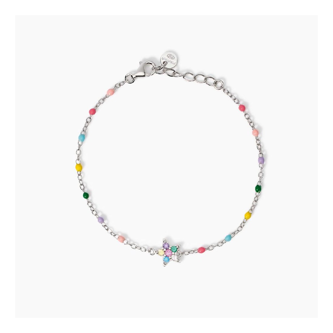 MABINA 534023 - Bracciale in argento 925/°°° smalto tormalina sintetica e zirconi