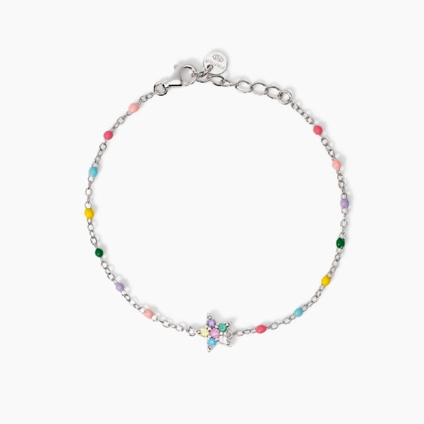 MABINA 534023 - Bracciale in argento 925/°°° smalto tormalina sintetica e zirconi