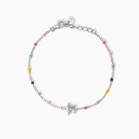 MABINA 534023 - Bracciale in argento 925/°°° smalto tormalina sintetica e zirconi
