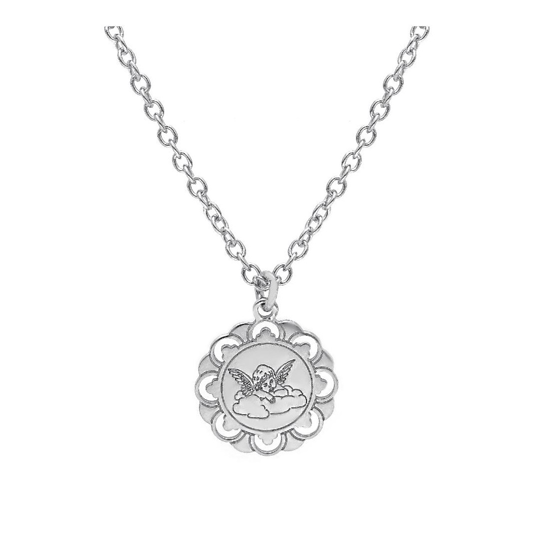 Girocollo in argento 925/ooo con angelo
