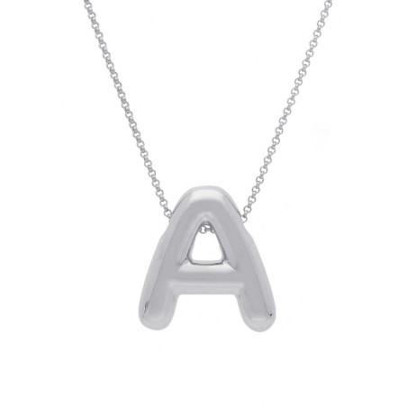 Girocollo in argento 925/°°° con iniziale