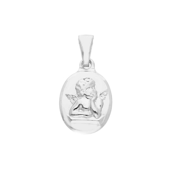 Medaglia in argento 925/ooo con angelo