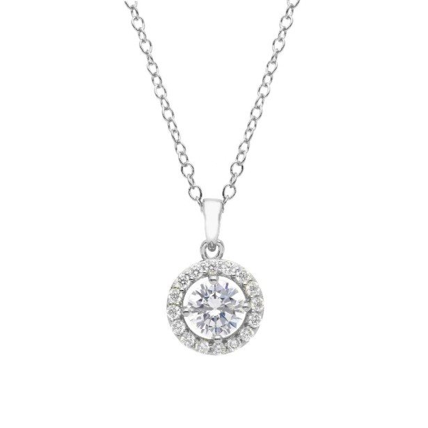 Girocollo punto luce in argento 925/ooo e zirconia cubica
