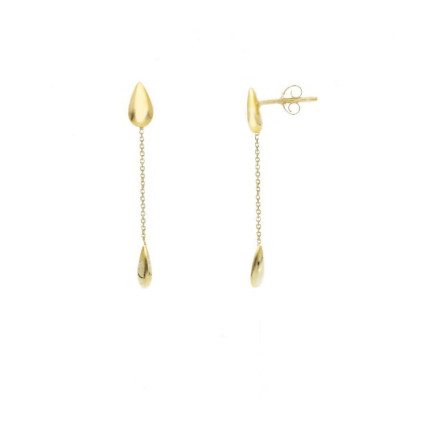 Orecchini pendenti  in oro giallo 375/ooo