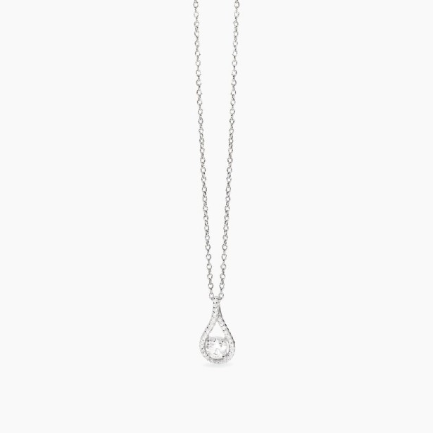 MABINA 553826 Girocollo con pendente in zirconi