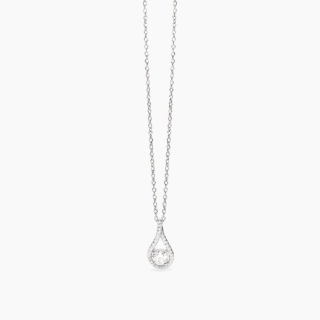 MABINA 553826 Girocollo con pendente in zirconi