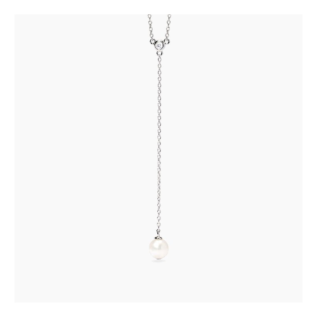 MABINA 553840 - Girocollo in argento 925/°°° perle coltivate e zircone