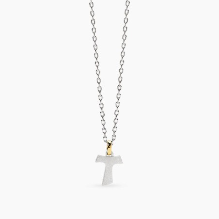 MABINA 553820 - Collana in argento 925/°°° ed elemento placcato oro 18Kt