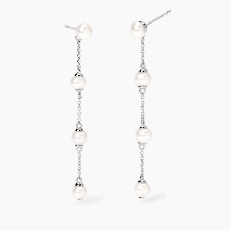 MABINA 563935 - Orecchini in argento 925/°°° e perle coltivate