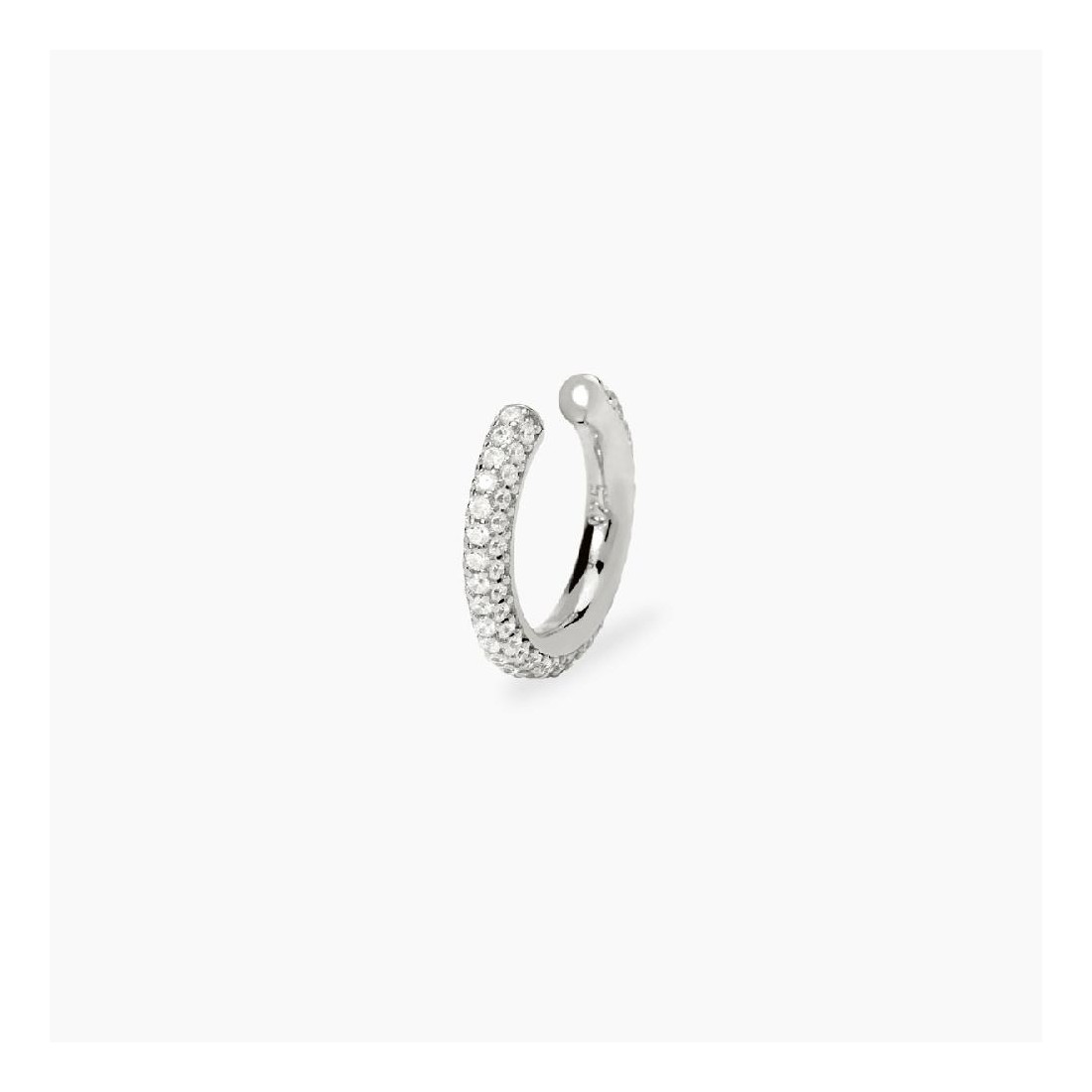 MABINA 563912 Orecchino ear cuff con zirconi