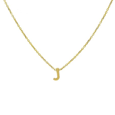 Girocollo in oro giallo 375/ooo con iniziale
