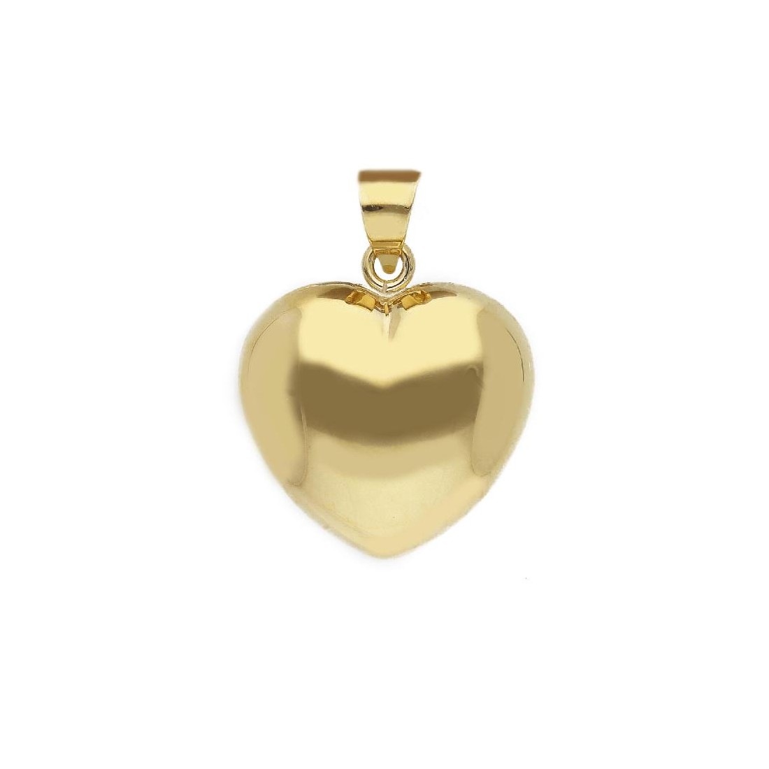 Ciondolo in oro giallo 375/ooo a cuore