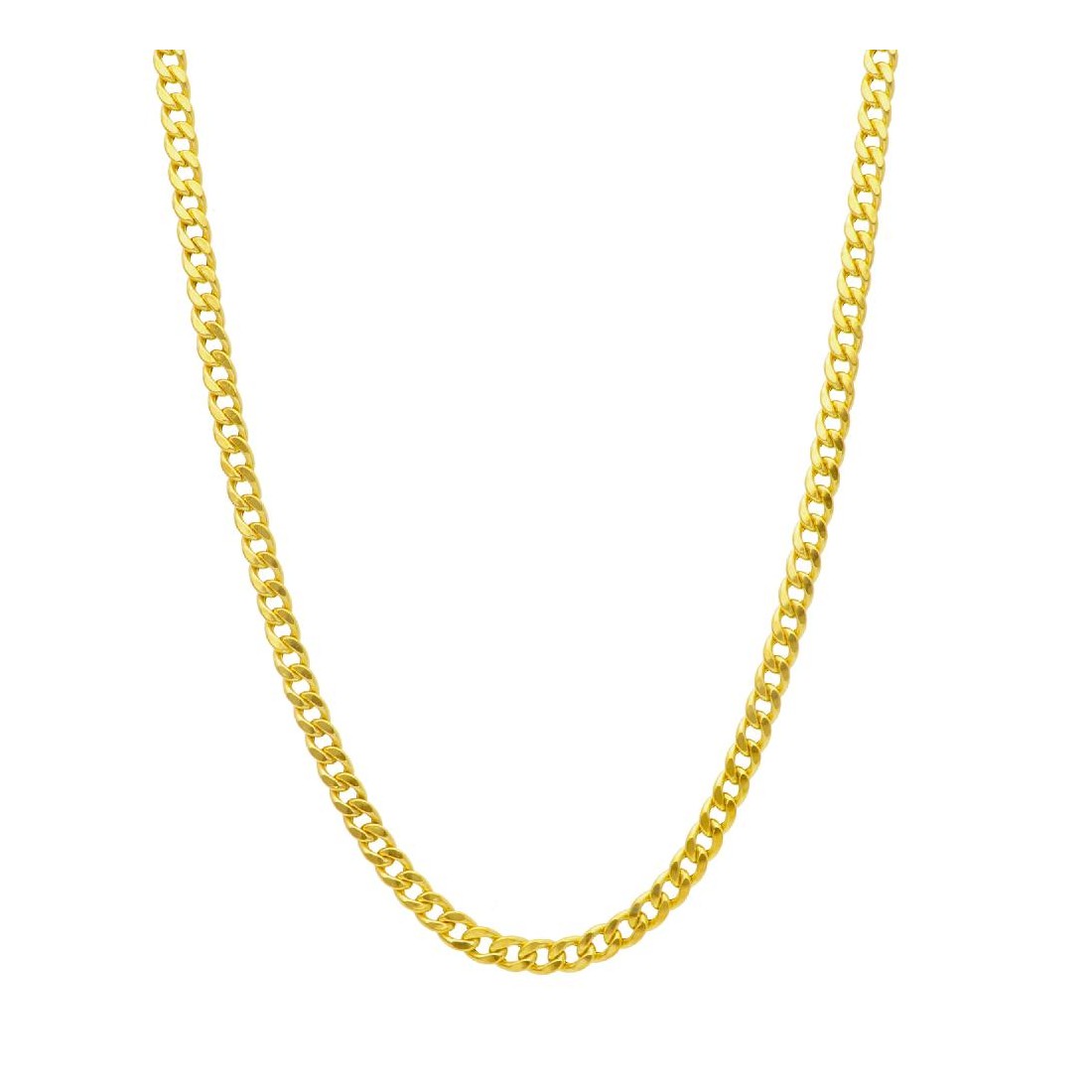 Girocollo maglia groumette in oro giallo 375/ooo