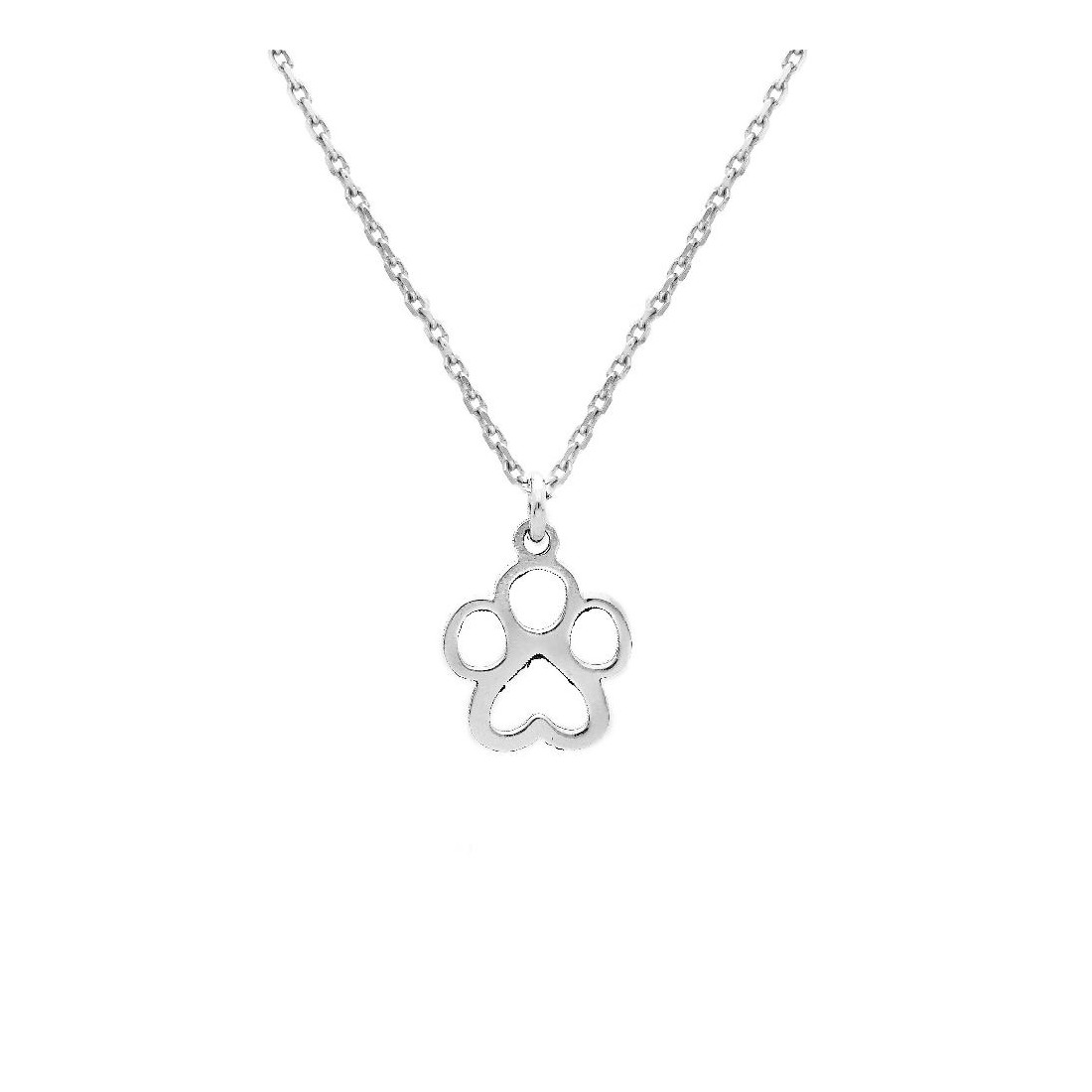 Girocollo in argento 925/ooo con zampa