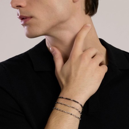 MABINA 534117 - Bracciale in argento 925/°°° bambù ed ematite