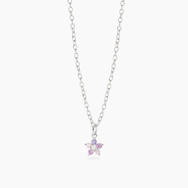 MABINA 553869 Girocollo in argento 925/°°° con fiore