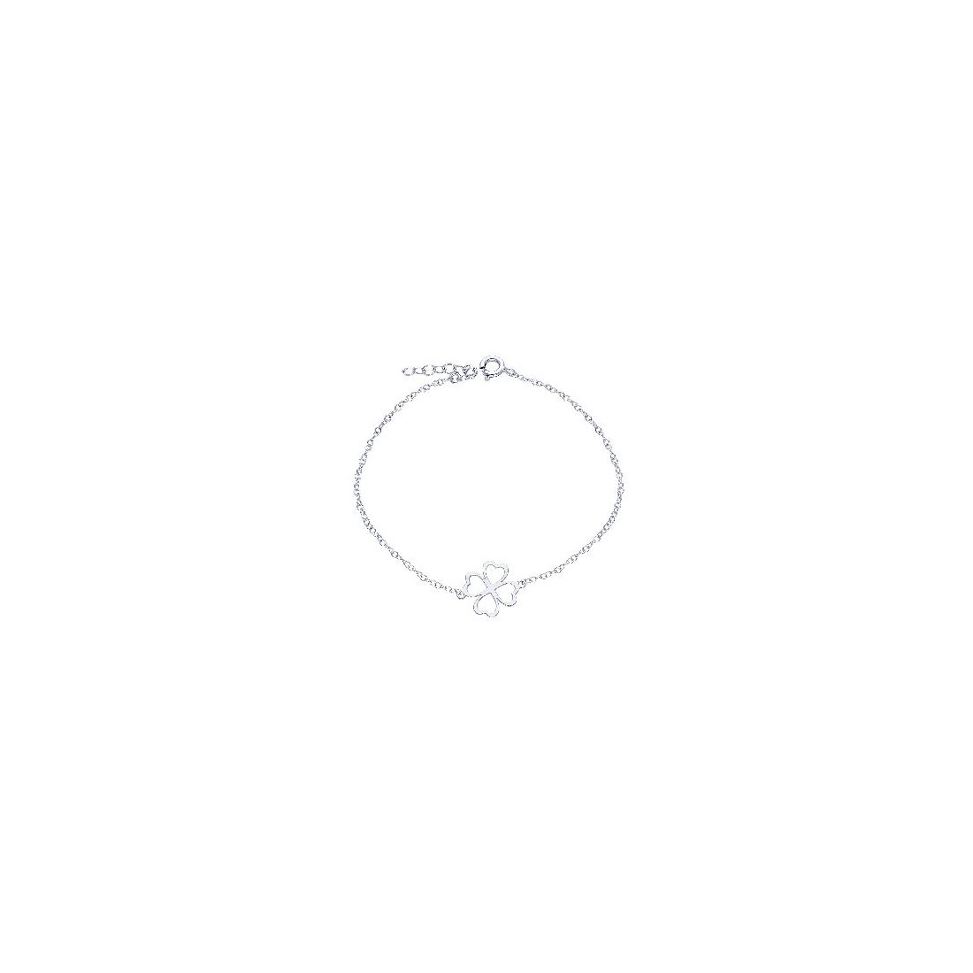 Bracciale in argento 925/ooo con quadrifoglio