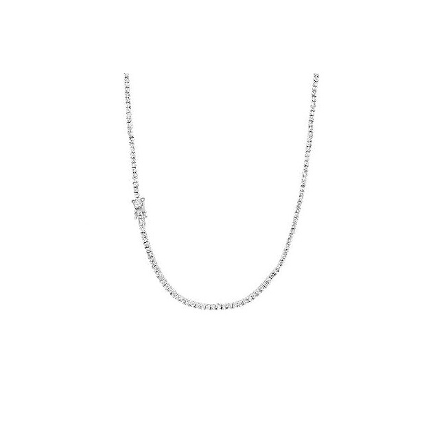 Girocollo tennis in argento 925/°°° e zirconia cubica
