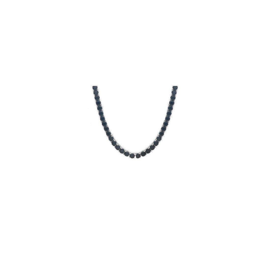 Girocollo tennis in argento 925/ooo e zirconia cubica