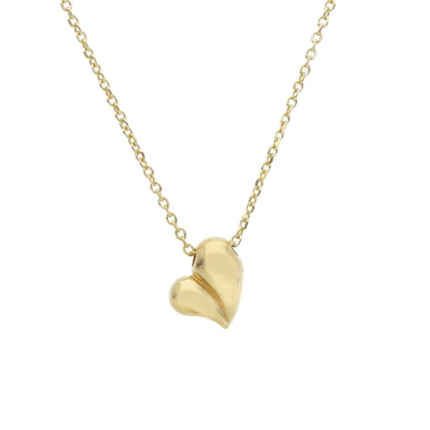 Girocollo in argento dorato 925/ooo con cuore