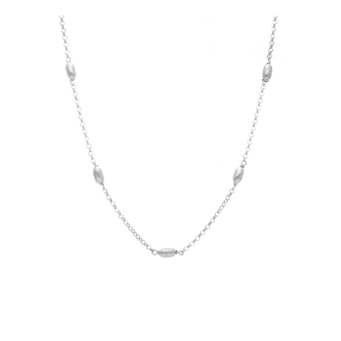 Girocollo in argento 925/ooo con pepite