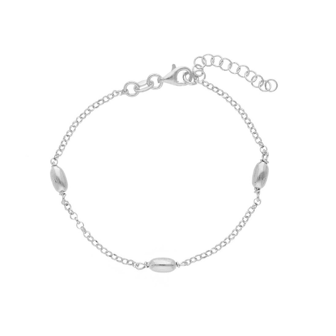 Bracciale in argento 925/ooo con pepite