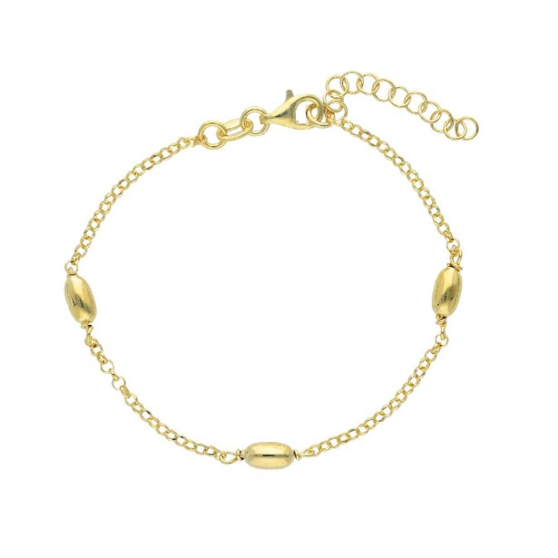 Bracciale in argento dorato 925/ooo con pepite