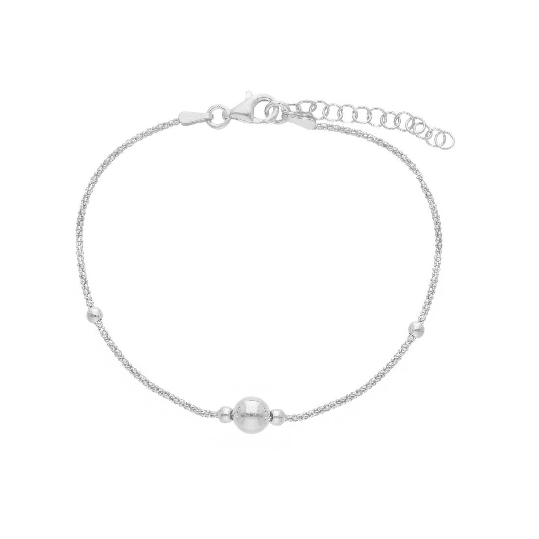 Bracciale in argento 925/ooo con palline