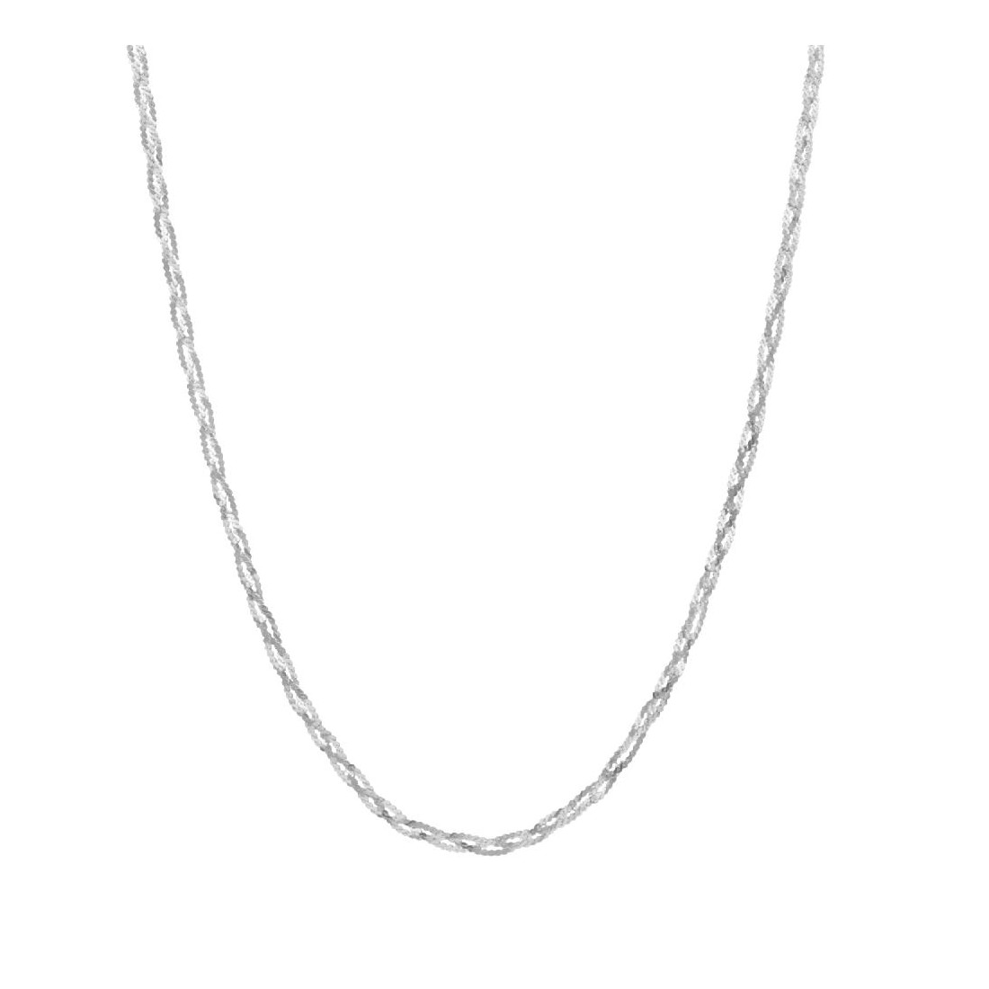 Girocollo maglia in argento 925/ooo