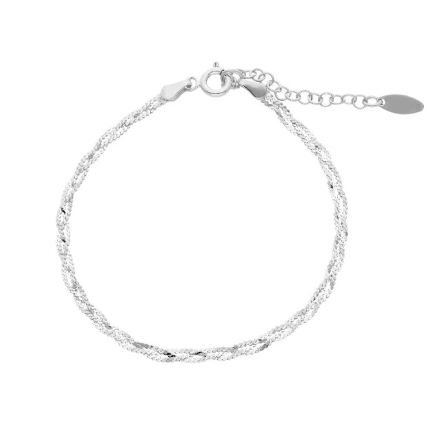 Bracciale maglia in argento 925/ooo