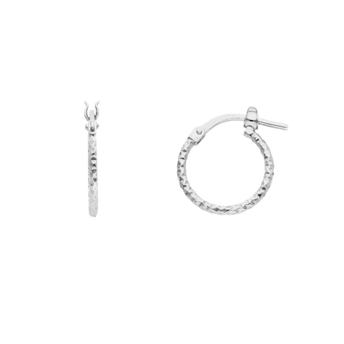 Orecchini cerchio in argento 925/ooo