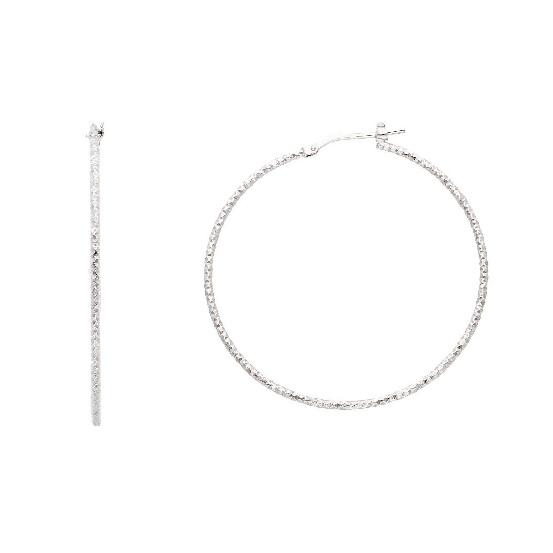Orecchini cerchio in argento 925/ooo