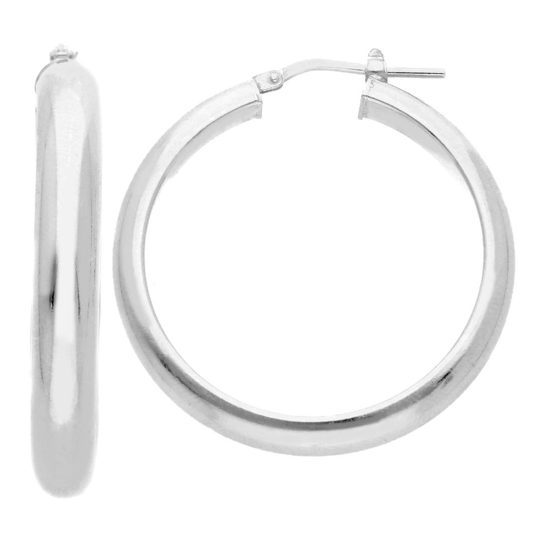 Orecchini cerchio in argento 925/ooo